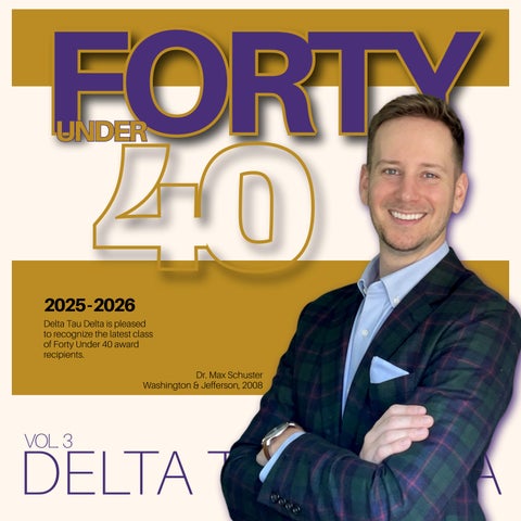 Delt's 2025 - 2026 Forty Under Forty
