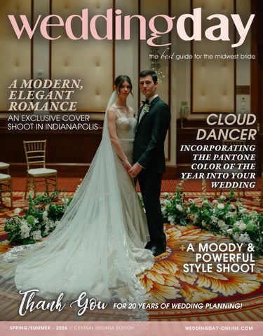 WeddingDay Magazine - Central Indiana Spring/Summer 2026 Issue