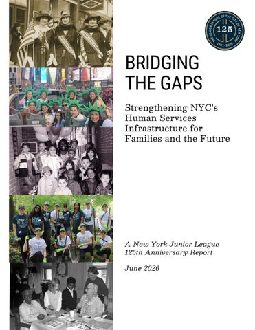Bridging the Gaps: Strengthening NYC's Human Services Infrastructure for Families and the Future