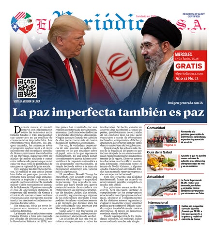 El Periódico USA, Miércoles 17 de Junio, 2026