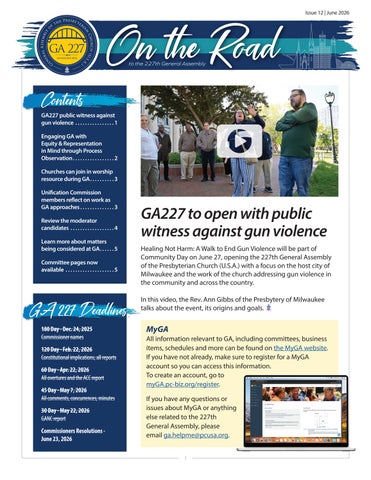 On the Road to GA - Issue 12 - June 2026