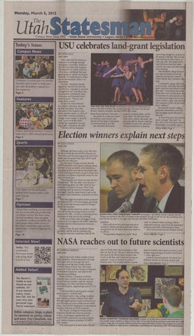 The Utah Statesman, March 5, 2012