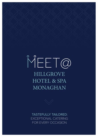 Hillgrove Hotel M&E Food Brochure May 2026