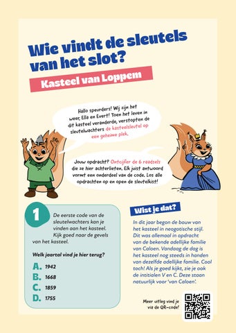 Zoektocht sleutels van het slot - Kasteel Loppem