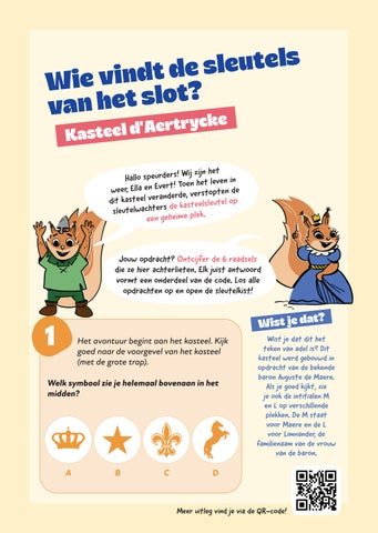 Zoektocht sleutels van het slot - Aertrycke