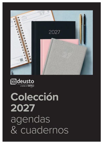 Catalogo EDEUSTO Colección 2027 Agendas & Cuadernos