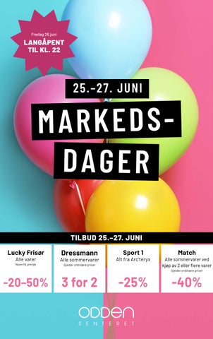 Odden Markedsdager juni 2026