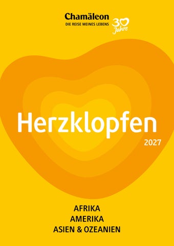 Chamäleon Katalog 2027 Fernreisen