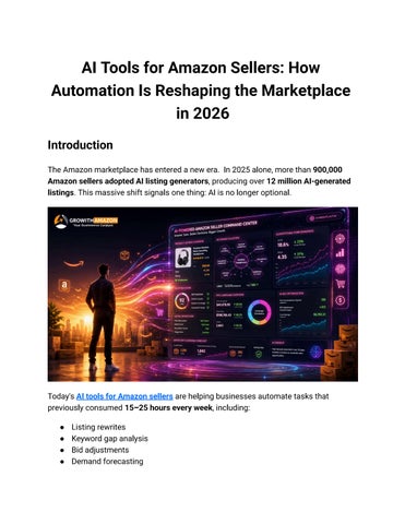 ai tools for amazon sellers
