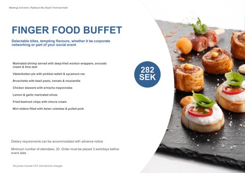 Radisson Blu Airport Terminal 酒店 , Stockholm-Arlanda Airport - Good Food - English 第 17 页