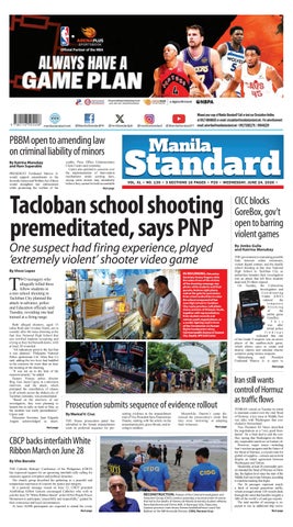 Manila Standard - 2026 June 24 - Wednesday