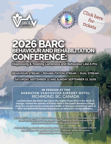 2026 BARC — Behaviour and Rehabilitation Conference Program