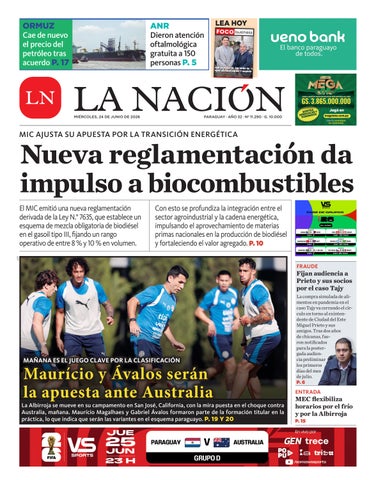 DIARIO LA NACIÓN - EDICIÓN 11.290