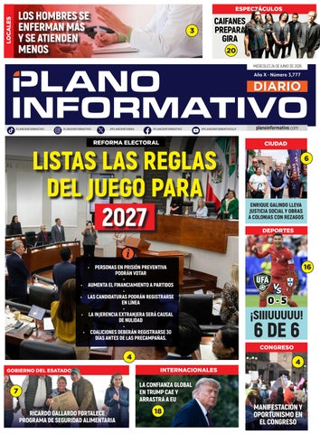 Plano Informativo Impreso, Año 11, No. 3777
