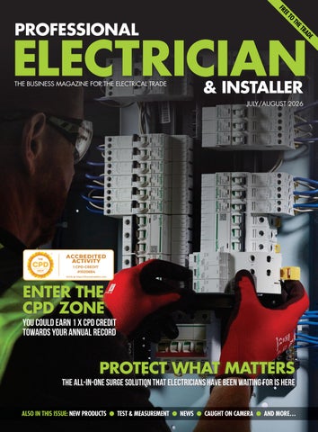 Professional Electrician & Installer July/August 2026