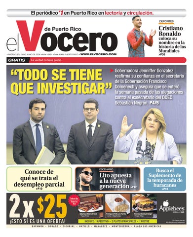 EL VOCERO | Edición miércoles, 24 de junio de 2026 