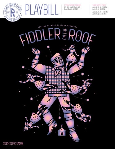 RTC Playbill - Fiddler on the Roof