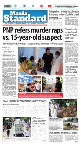 Manila Standard - 2026 June 25 - Thursday