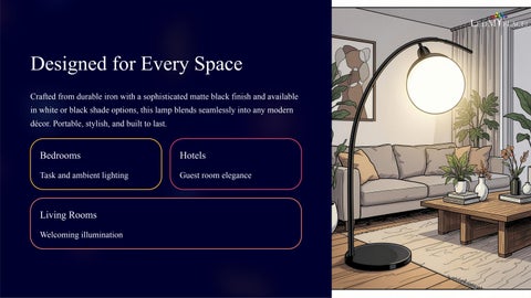 Led My Place 家具目录 · 26-in-Black-Arc- 桌 - 灯 第 2 页