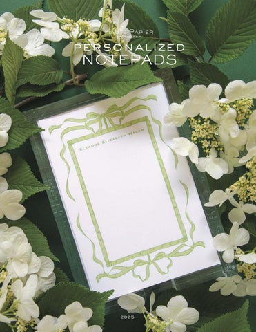 Haute Papier Notepad Lookbook 2025