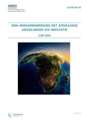 Advies 48: Win-winsamenwerking met Afrikaanse groeilanden via innovatie