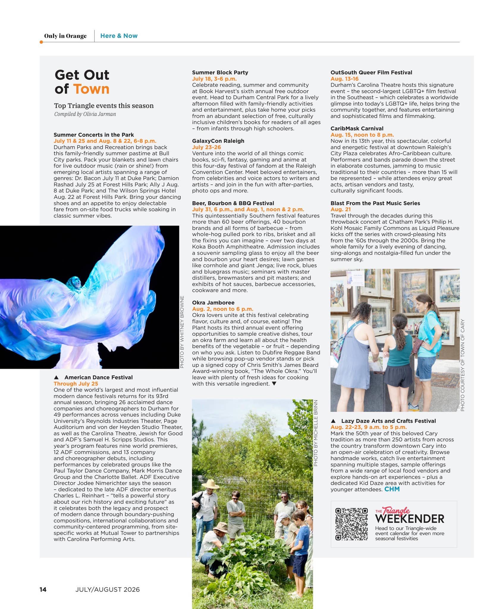 Chapel Hill Magazine July August 2026 by Triangle Media Partners - Issuu