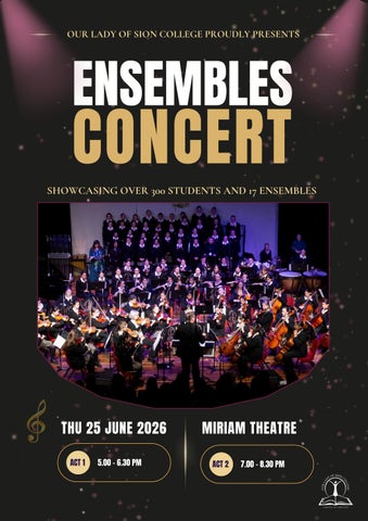 Ensembles Concert Program 2026