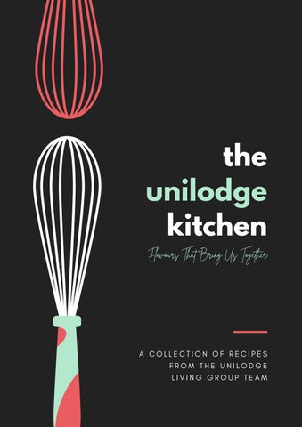 The UniLodge Kitchen 2026 Recipe Book