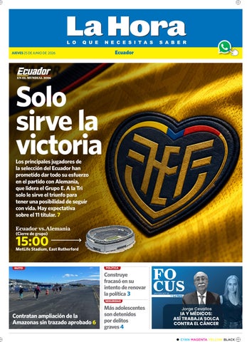 Ecuador 25 Junio 2026