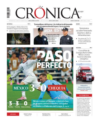 La Crónica de Hoy 25-06-2026