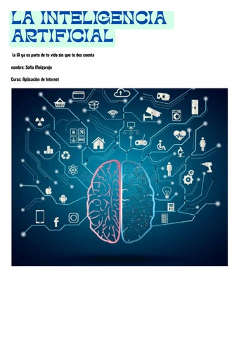 la Inteligencia Artificial -Sofia melgarejo