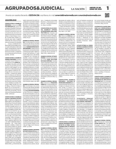 SUPLEMENTO - AGRUPADOS - EDICIÓN 11.291