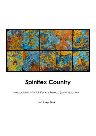 Spinifex catalogue
