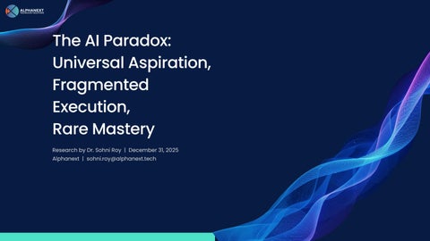 The AI Paradox: Universal Aspiration, Fragmented Execution, Rare Mastery