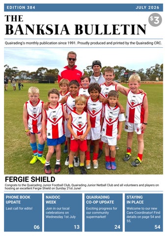Banksia Bulletin July 2026