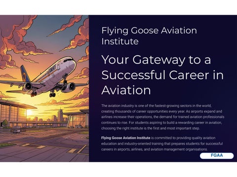 Your Gateway to a Successful Career in Aviation