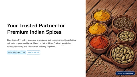 Reliable Spices Exporter in India for International Buyers