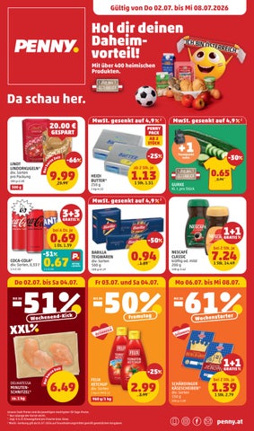 PENNY Flugblatt: Do 02.07. bis Mi 08.07.2026