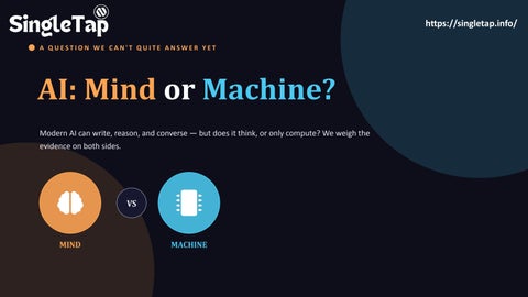 AI: Mind or machine?