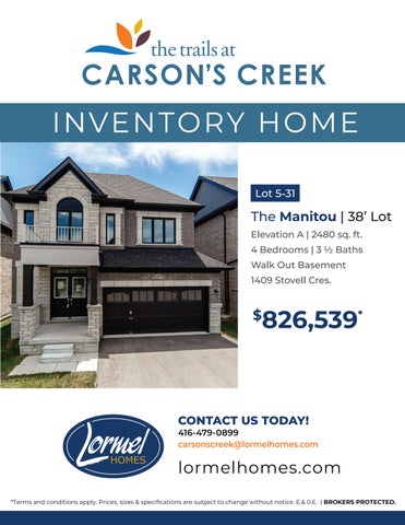 Carson's Creek-The Manitou-Lot 5-31