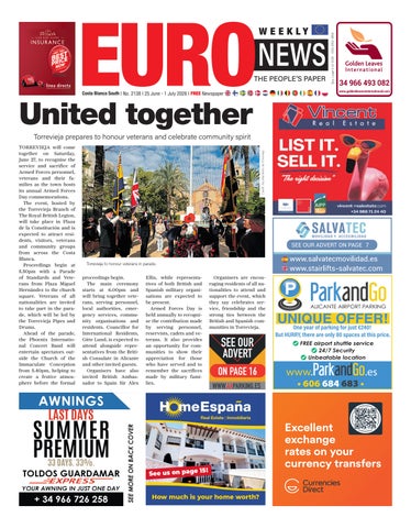 Costa Blanca South 25 June – 1 July 2026 Issue 2138