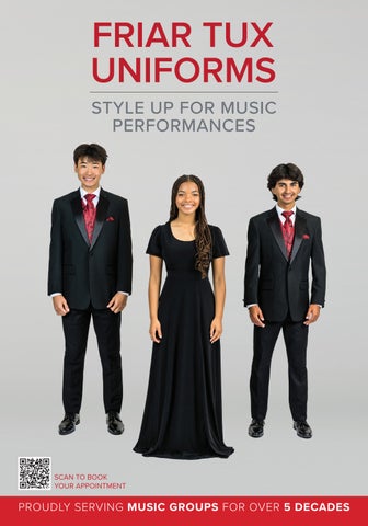 Friar Tux Uniforms Lookbook 2026–2027
