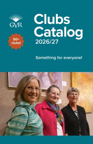 GVR 2026-27 Clubs Catalog