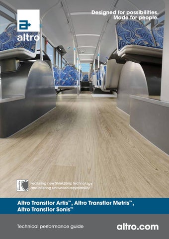 Altro Transport Floors - Transflor Artis, Metris and Sonis