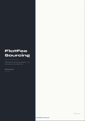 FlatFee Sourcing
