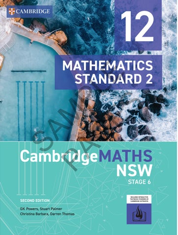 CambridgeMATHS 12 Standard 2 –  sample pages