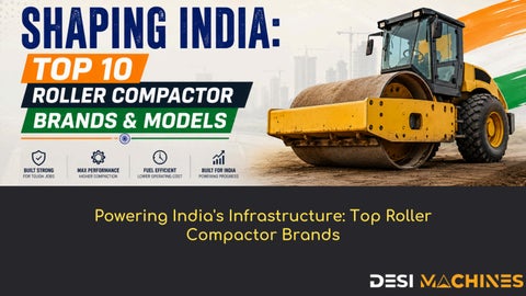 Comparing Global vs Indian Roller Compactor Manufacturers