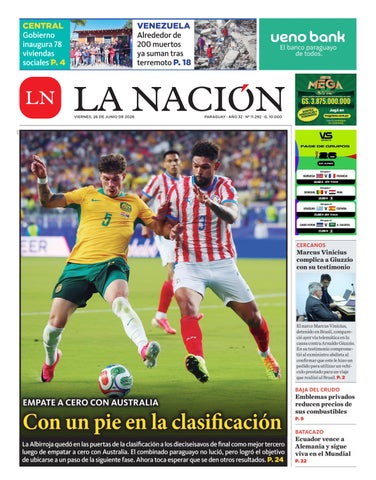 DIARIO LA NACIÓN - EDICIÓN 11.292