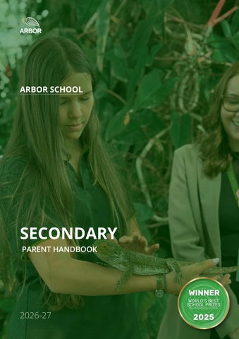 Secondary Parent Handbook 2026-27