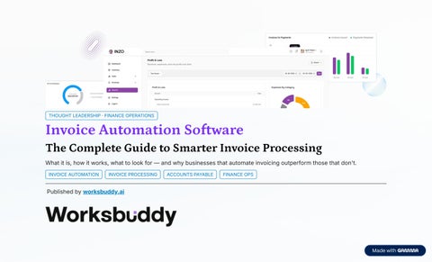 Invoice Automation Software The Complete Guide to Smarter Invoice Processing